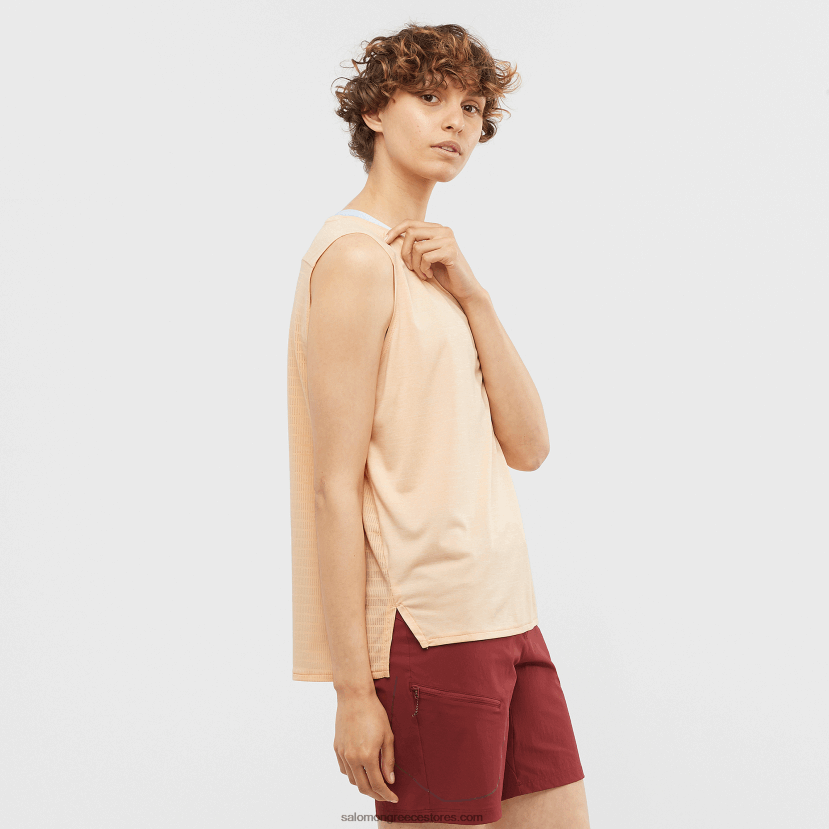 γυναικεία δεξαμενή - περίγραμμα καλοκαιριού Salomon πάγος βερίκοκο DXFPHB926