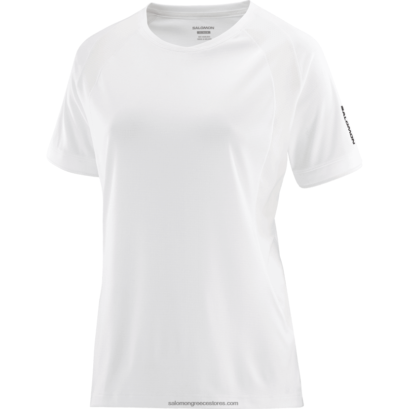 γυναικείο κοντομάνικο μπλουζάκι - equipe Salomon άσπρο DXFPHB922