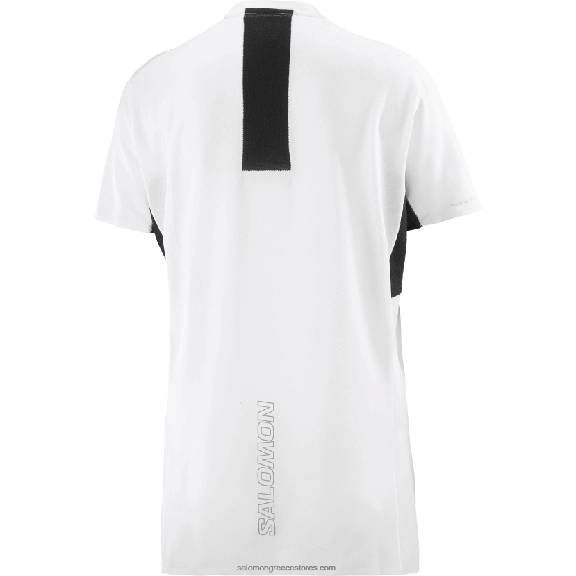 γυναικείο κοντομάνικο μπλουζάκι - shortney Salomon λευκό/βαθύ μαύρο DXFPHB911