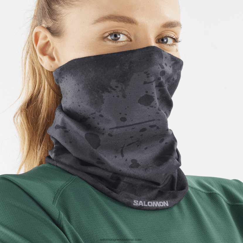 ανδρικός λαιμόκοψη - σταυρός Salomon βαθύ μαύρο/ao/περισκόπιο DXFPHB449