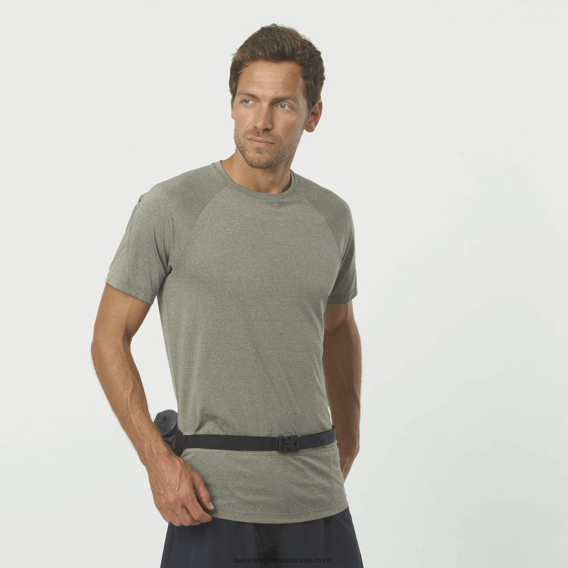 ανδρική ζώνη με 3d μπουκάλι περιλαμβάνεται - ενεργό Salomon μαύρος DXFPHB344