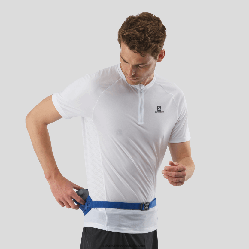 ανδρική ζώνη με 3d μπουκάλι περιλαμβάνεται - ενεργό Salomon ναυτικό μπλε/λουλακί διάθεσης DXFPHB348