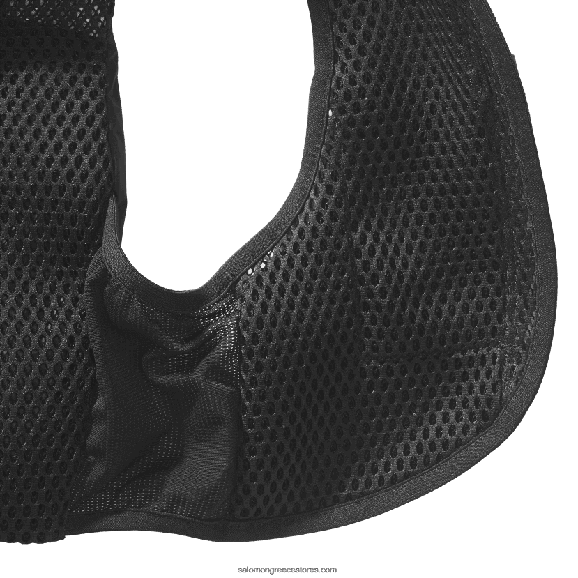 ανδρικό γιλέκο τρεξίματος με περιλαμβανόμενες φιάλες - ενεργό δέρμα 4 Salomon μαύρος DXFPHB330