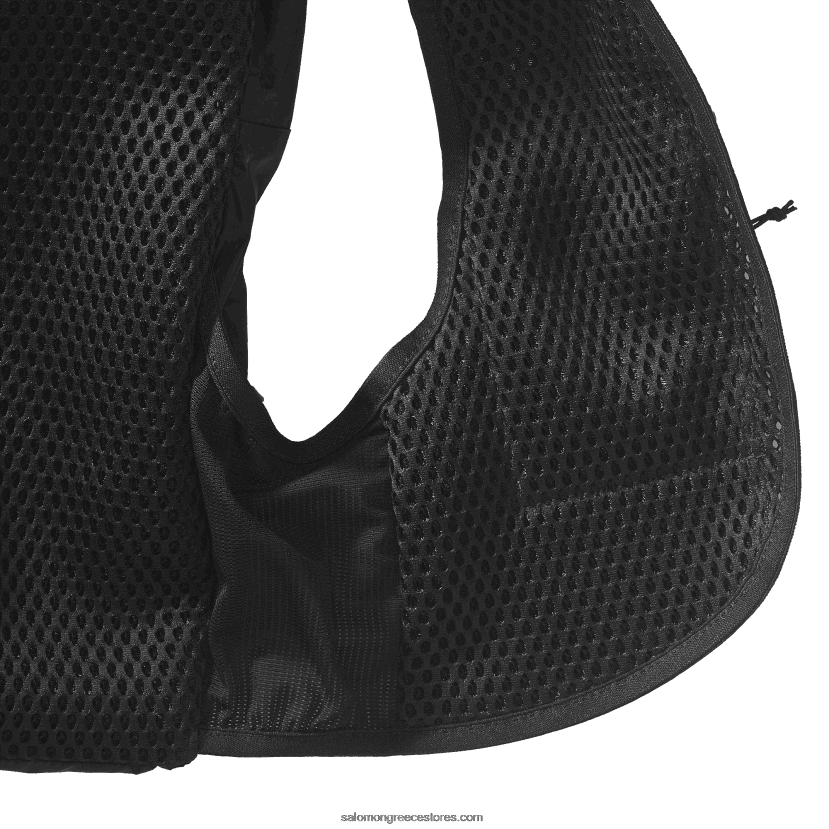 ανδρικό γιλέκο τρεξίματος με περιλαμβανόμενες φιάλες - ενεργό δέρμα 8 Salomon μαύρος DXFPHB325