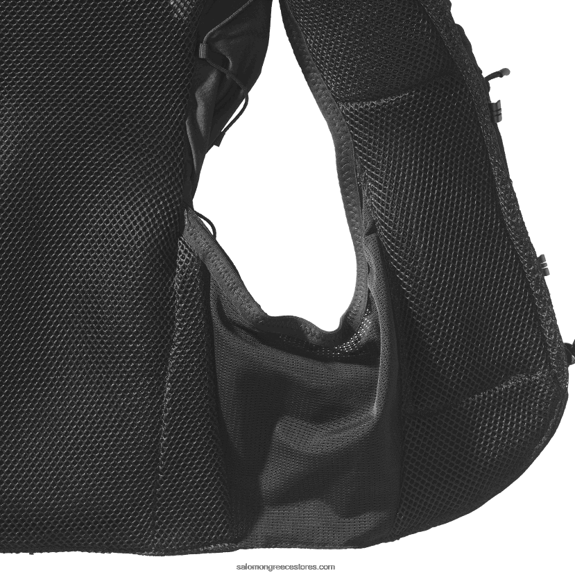 ανδρικό γιλέκο τρεξίματος με φιάλες που περιλαμβάνονται - adv skin 12 Salomon μαύρος DXFPHB301
