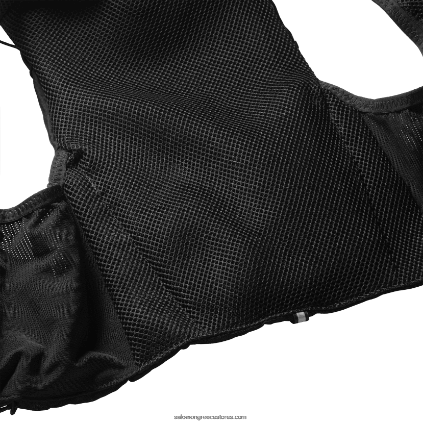 ανδρικό γιλέκο τρεξίματος με φιάλες που περιλαμβάνονται - adv skin 12 Salomon μαύρος DXFPHB301
