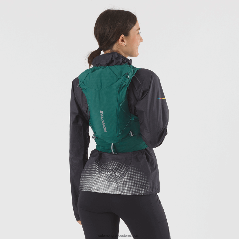 ανδρικό γιλέκο τρεξίματος με φιάλες που περιλαμβάνονται - adv skin 12 Salomon ειρηνικός DXFPHB305