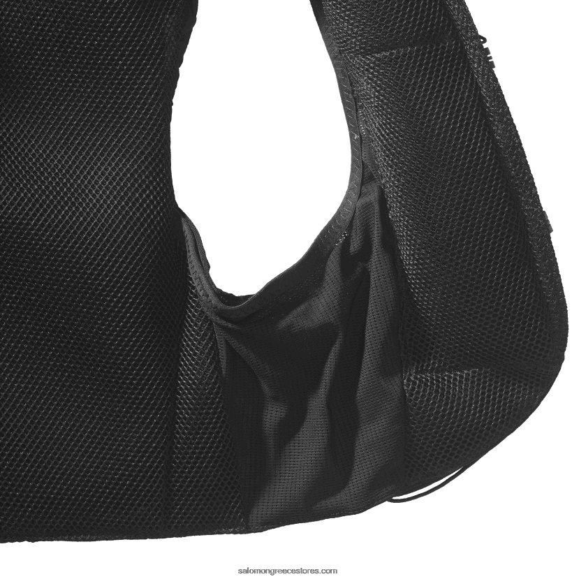ανδρικό γιλέκο τρεξίματος με φιάλες που περιλαμβάνονται - adv skin 5 Salomon μαύρο/έβενο DXFPHB317