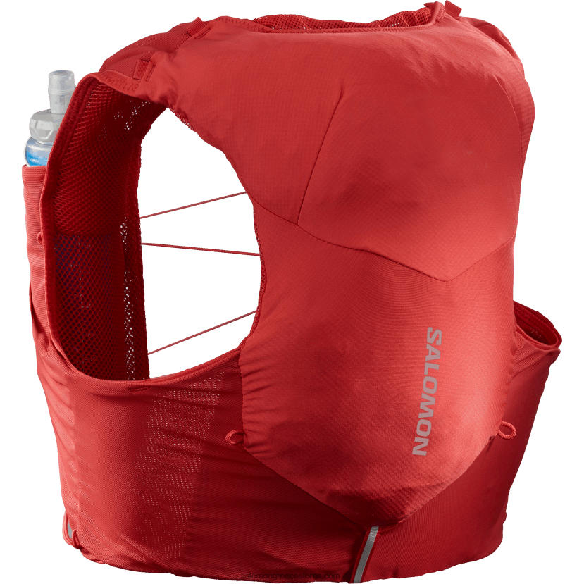 ανδρικό γιλέκο τρεξίματος με φιάλες που περιλαμβάνονται - adv skin 5 Salomon γκότζι μπέρι/έβενο DXFPHB320