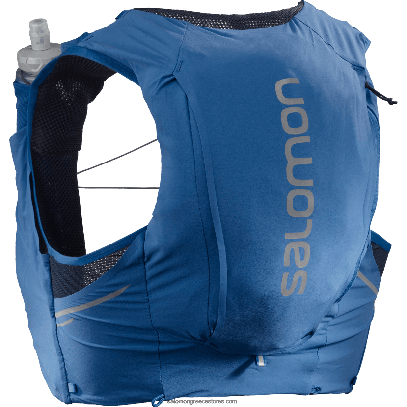 ανδρικό γιλέκο για τρέξιμο με φλάκες που περιλαμβάνονται - sense pro 10 Salomon ναυτικό γαλάζιο/έβενο/λουλακί διάθεσης DXFPHB343