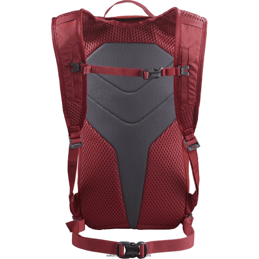 ανδρική καθημερινή τσάντα - trailblazer 10 Salomon πορτοκαλί αύρα/κόκκινο ποδηλασίας DXFPHB361