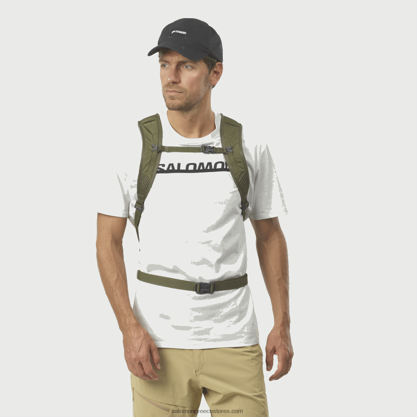 ανδρική καθημερινή τσάντα - trailblazer 10 Salomon μαρτίνι ελιά/ελιά νύχτα/έβενο DXFPHB363