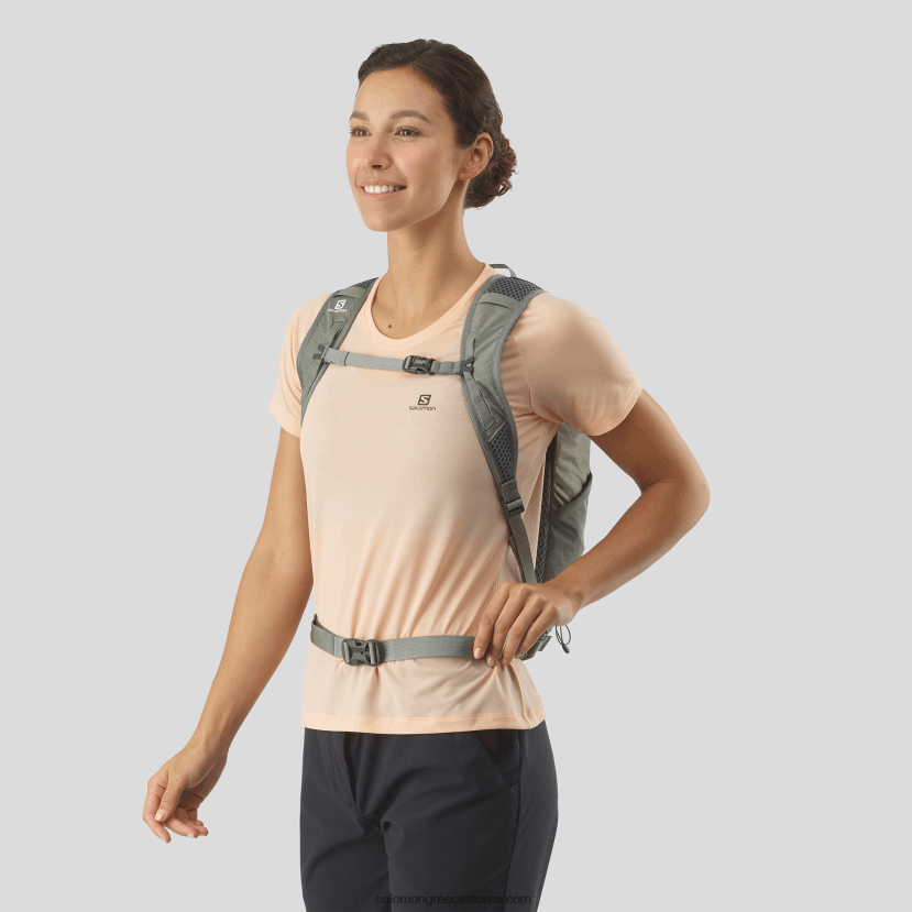 ανδρική καθημερινή τσάντα - trailblazer 10 Salomon σφυρήλατο σίδερο/φασκόμηλο σεδόνα DXFPHB364