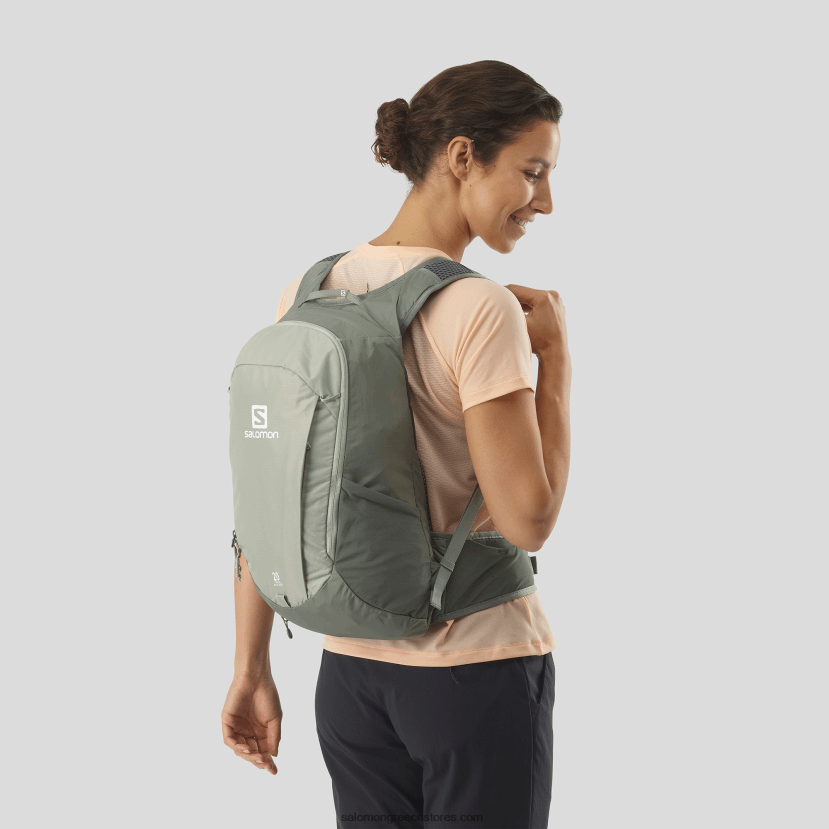 ανδρική καθημερινή τσάντα - trailblazer 20 Salomon σφυρήλατο σίδερο/φασκόμηλο σεδόνα DXFPHB373