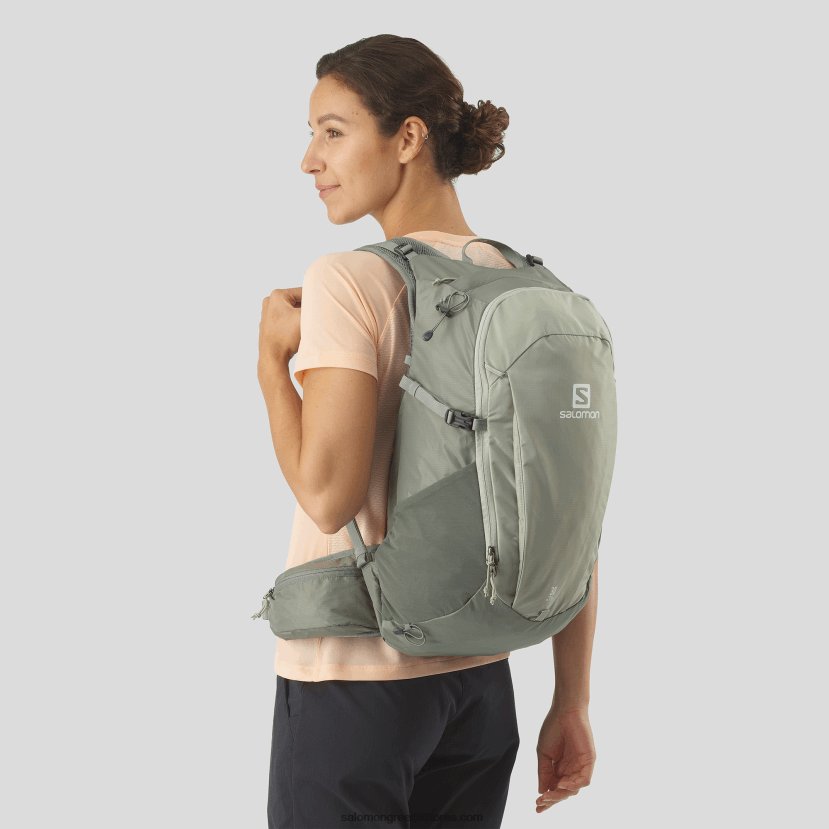 ανδρική καθημερινή τσάντα - trailblazer 30 Salomon σφυρήλατο σίδερο/φασκόμηλο σεδόνα DXFPHB368