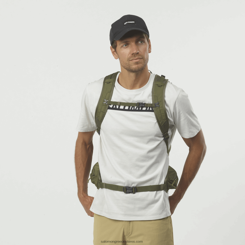 ανδρική καθημερινή τσάντα - trailblazer 30 Salomon μαρτίνι ελιά/ελιά νύχτα/έβενο DXFPHB369