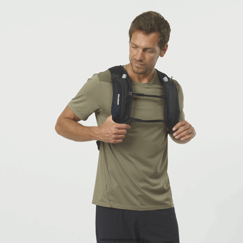 ανδρική τσάντα πεζοπορίας - xt 10 Salomon άσπρο μαύρο DXFPHB1206