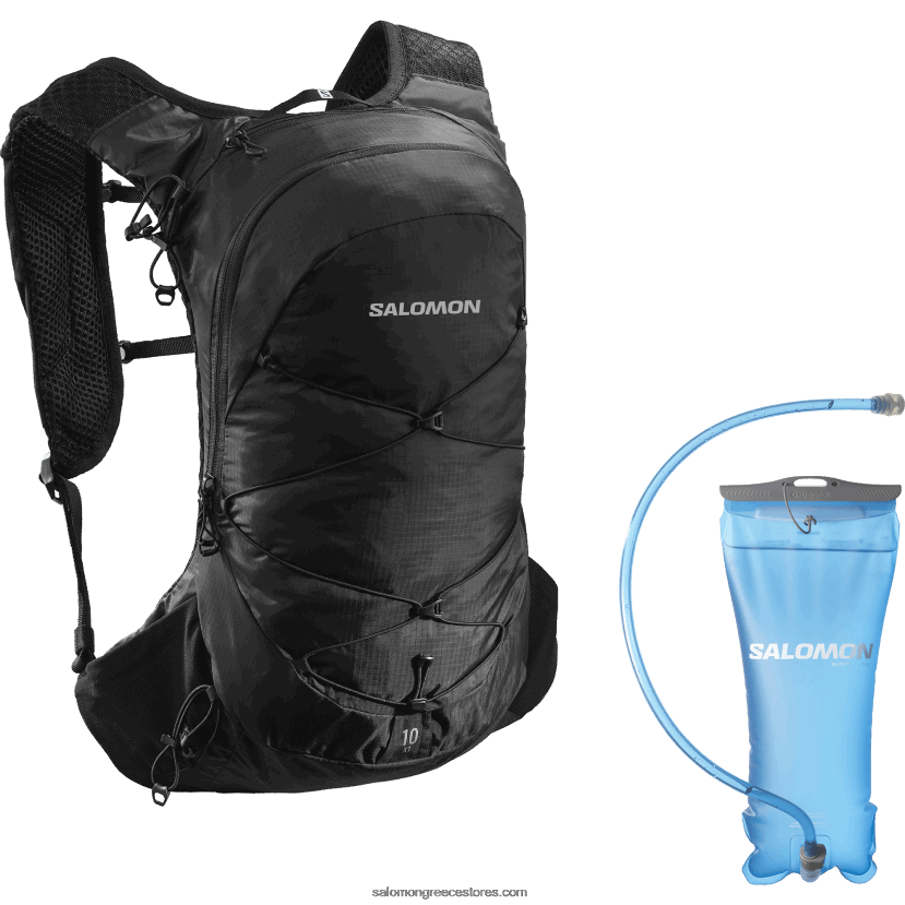 ανδρική τσάντα πεζοπορίας - κύστη xt 10 Salomon μαύρος DXFPHB358