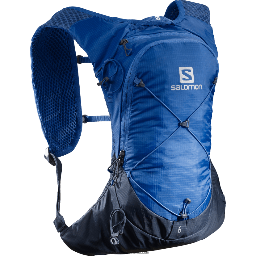 ανδρική τσάντα πεζοπορίας - xt 6 Salomon ναυτικό μπλε/λουλακί διάθεσης DXFPHB379