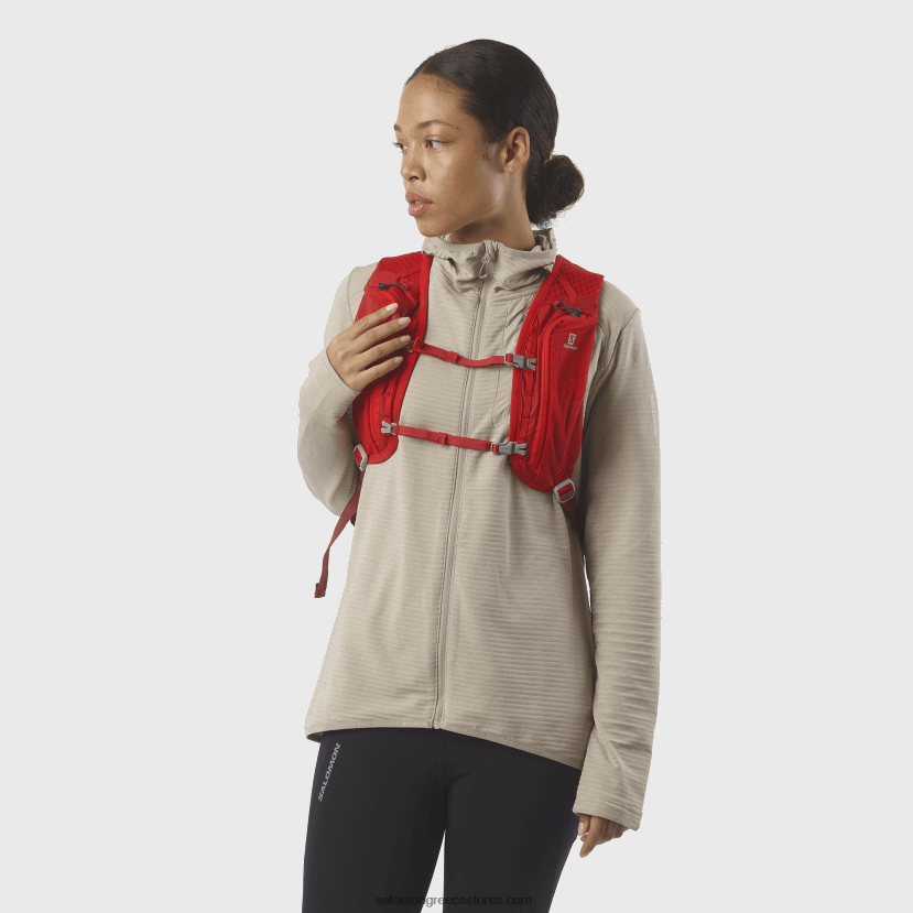 ανδρική τσάντα πεζοπορίας - xt 6 Salomon goji berry/madder brown DXFPHB381