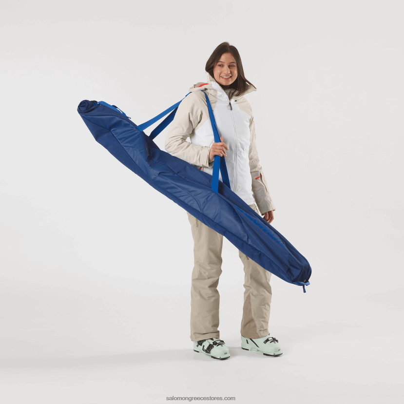 ανδρική τσάντα σκι - επέκταση 1p με επένδυση 160-210 Salomon ναυτικό μπλε/ναυτικό παιώνια DXFPHB407