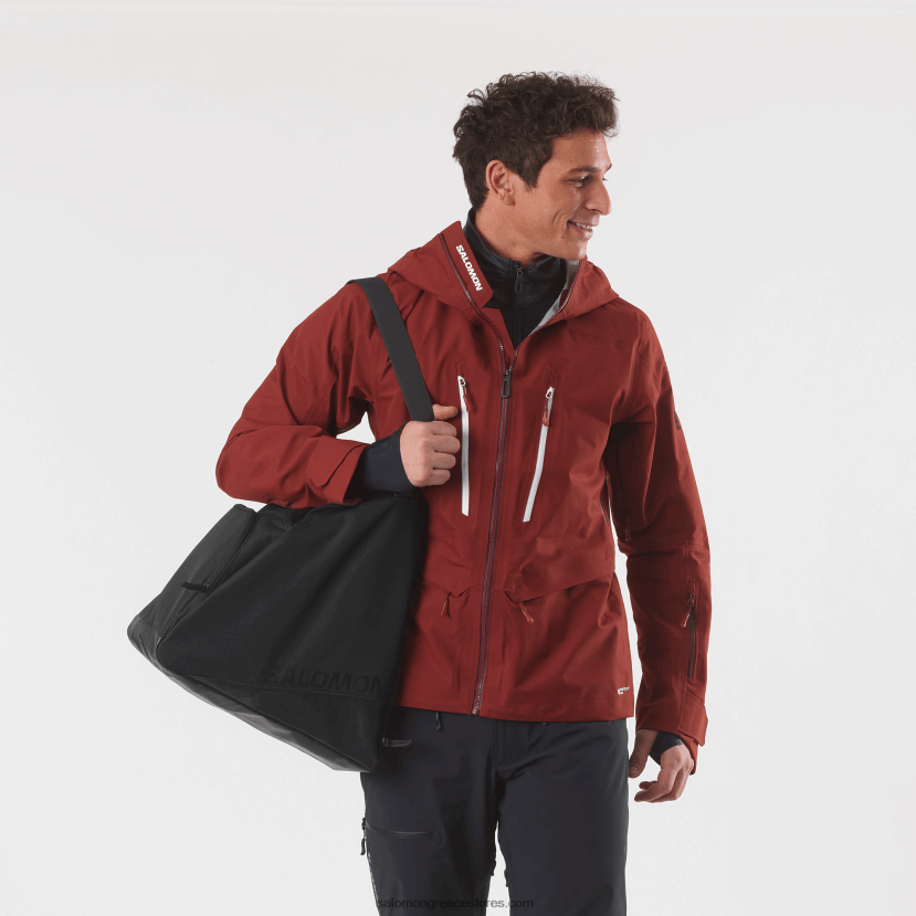 ανδρική τσάντα για μπότες σκι - γνήσιος ταχυτήτων Salomon μαύρος DXFPHB409