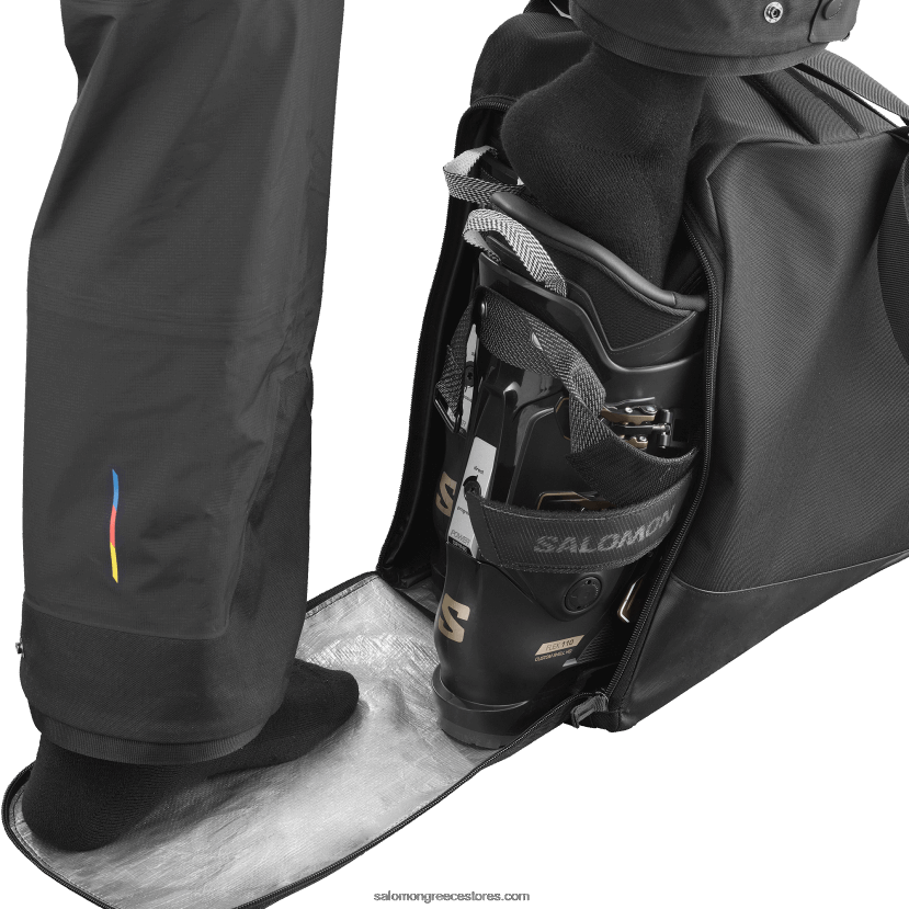ανδρική τσάντα για μπότες σκι - γνήσιος ταχυτήτων Salomon μαύρος DXFPHB409