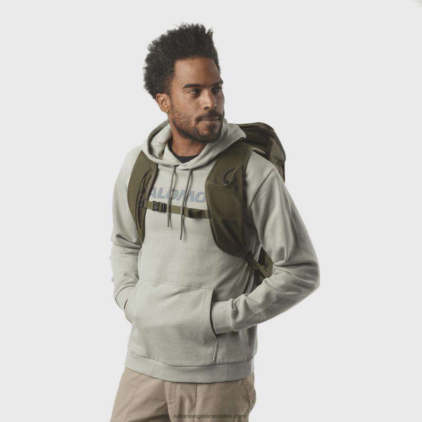 ανδρική τσάντα ταξιδιού - πακέτο outlife 20 Salomon martini olive/olive night DXFPHB404