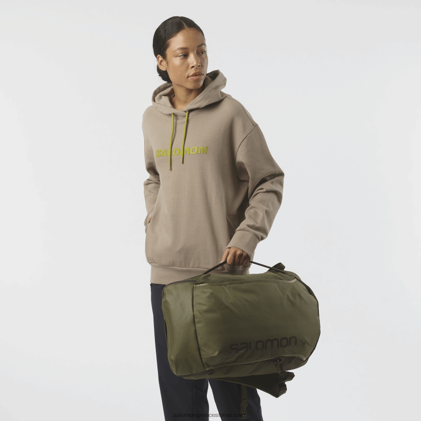 ανδρική τσάντα ταξιδιού - πακέτο outlife 20 Salomon martini olive/olive night DXFPHB404