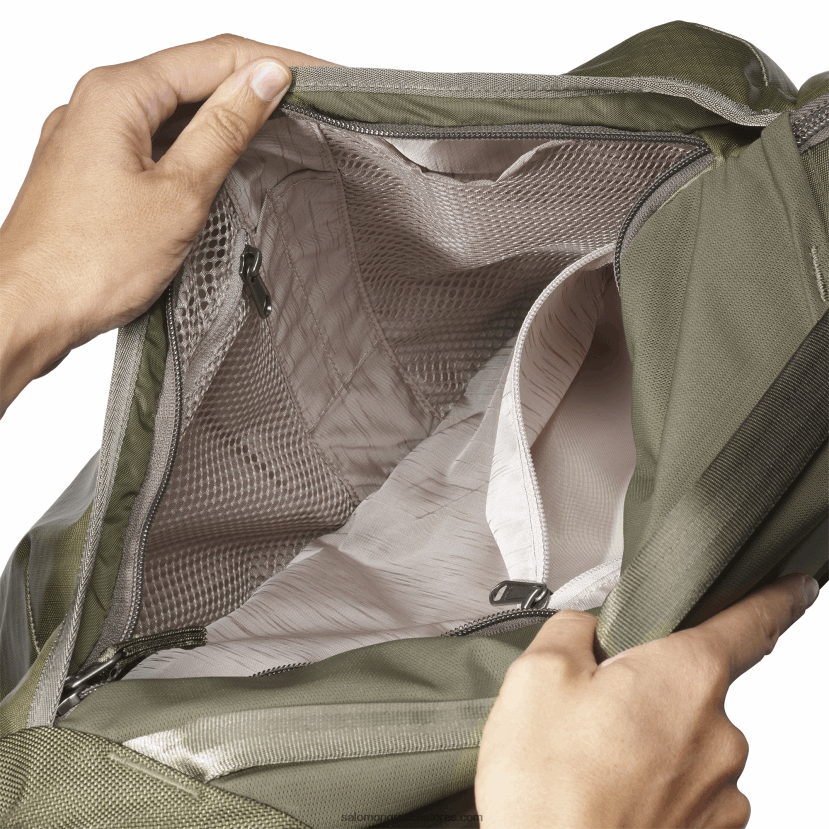 ανδρική τσάντα ταξιδιού - πακέτο outlife 20 Salomon martini olive/olive night DXFPHB404