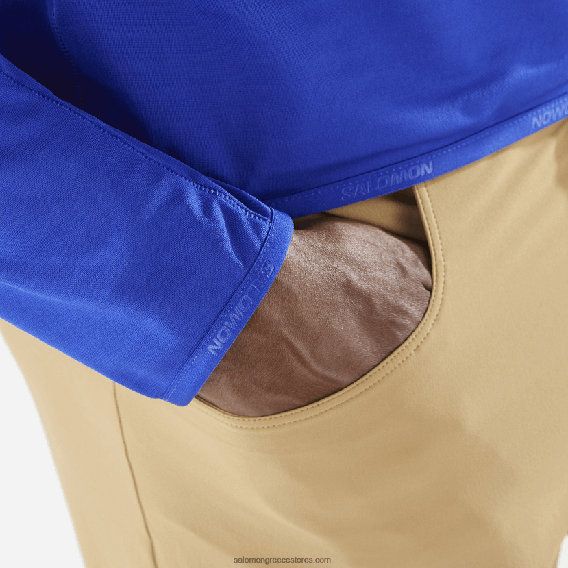 ανδρικό μισό φερμουάρ μεσαίο στρώμα - απαραίτητο ελαφρύ Salomon σερφάρω στο διαδίκτυο DXFPHB548