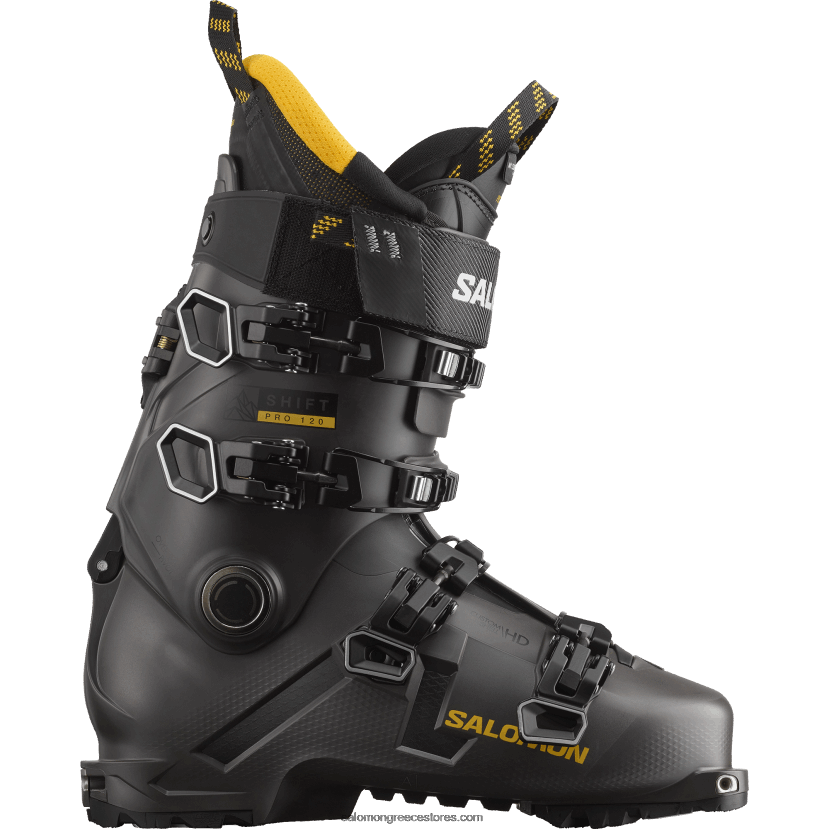 ανδρικές μπότες freeride - shift pro 120 at Salomon μπελούγκα/μαύρο/ηλιακή ενέργεια DXFPHB1218