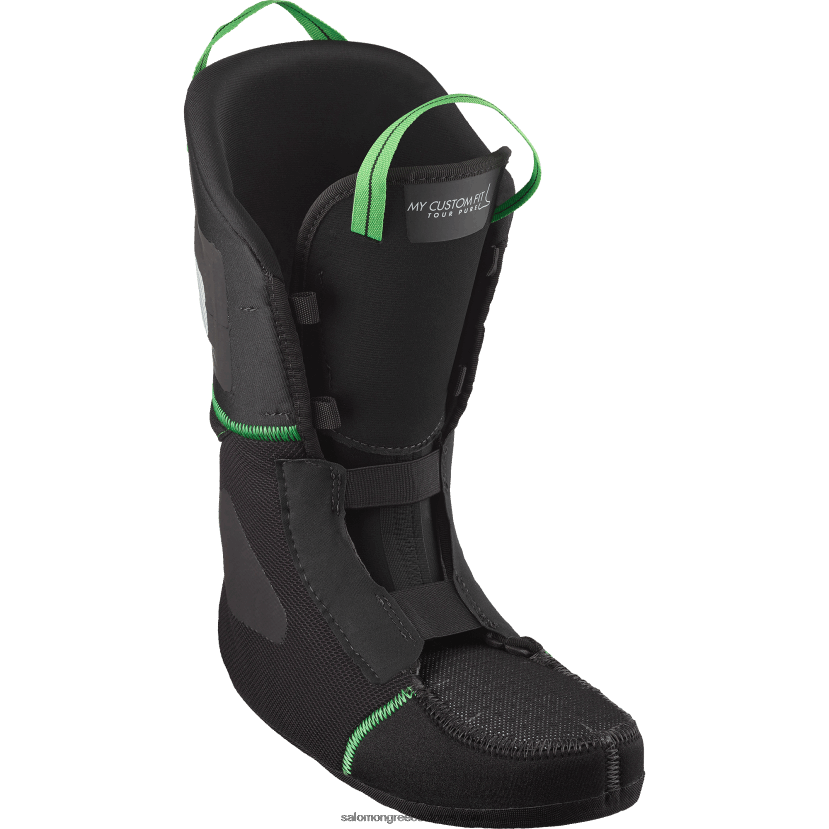 ανδρικές μπότες τουρισμού - mtn summit pure Salomon μαύρο/παστέλ νέον πράσινο 1/βροχερή μέρα DXFPHB1233