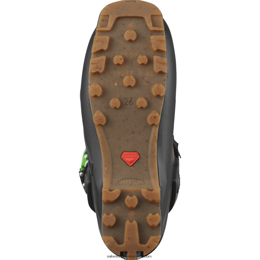 ανδρικές μπότες τουρισμού - mtn summit pure Salomon μαύρο/παστέλ νέον πράσινο 1/βροχερή μέρα DXFPHB1233