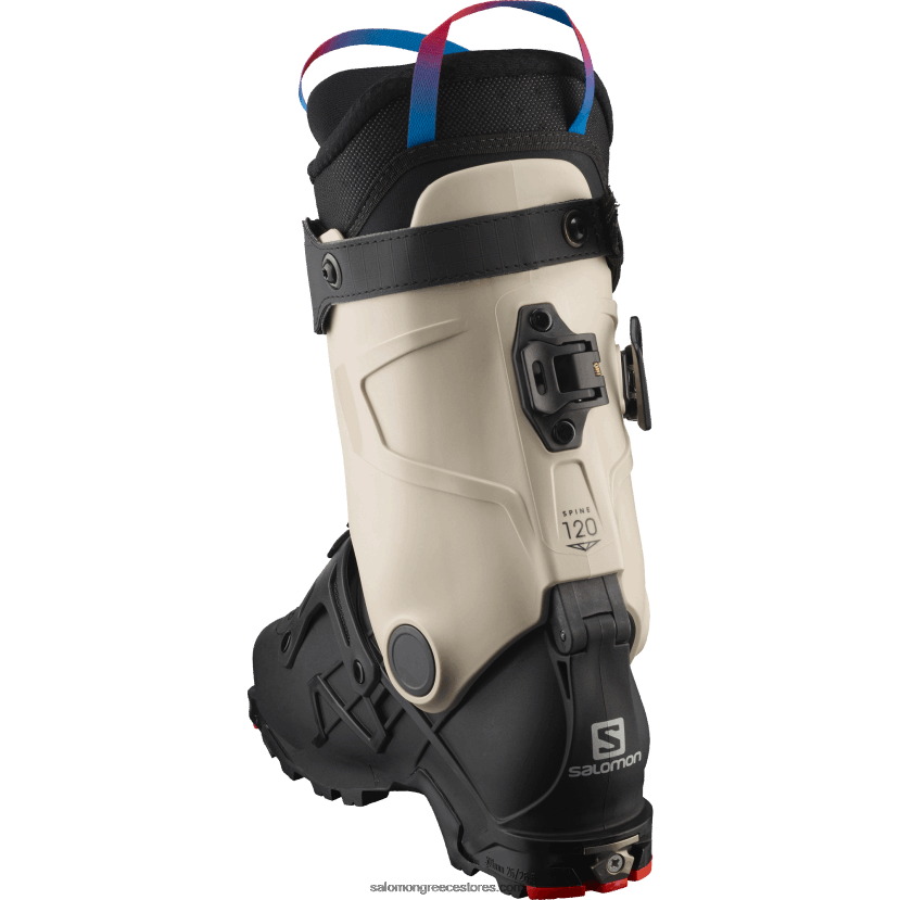 ανδρικές μπότες τουρισμού - s/lab mtn Salomon μαύρη/βροχερή μέρα/κόκκινο DXFPHB1214