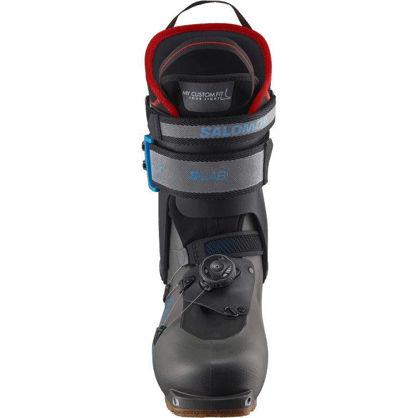 ανδρικές μπότες τουρισμού - s/lab mtn summit Salomon μαύρο/ανθρακί/υπερβατικό μπλε DXFPHB1216