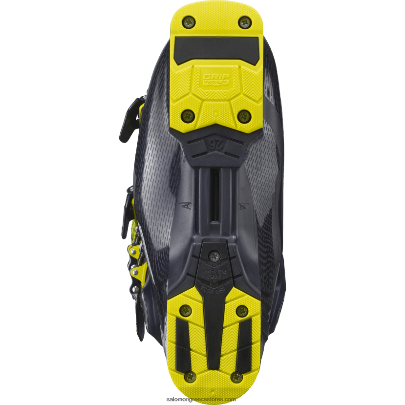 ανδρικές μπότες στην πίστα - s/pro 130 Salomon νυχτερινός ουρανός/κίτρινο ασφαλείας/μεσαιωνικό μπλε DXFPHB1217