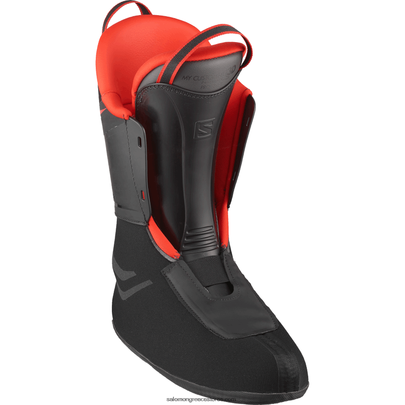 ανδρικές μπότες στην πίστα - s/pro hv 120 Salomon μπελούγκα μεταλλικό/κόκκινο μεταλλικό DXFPHB1228