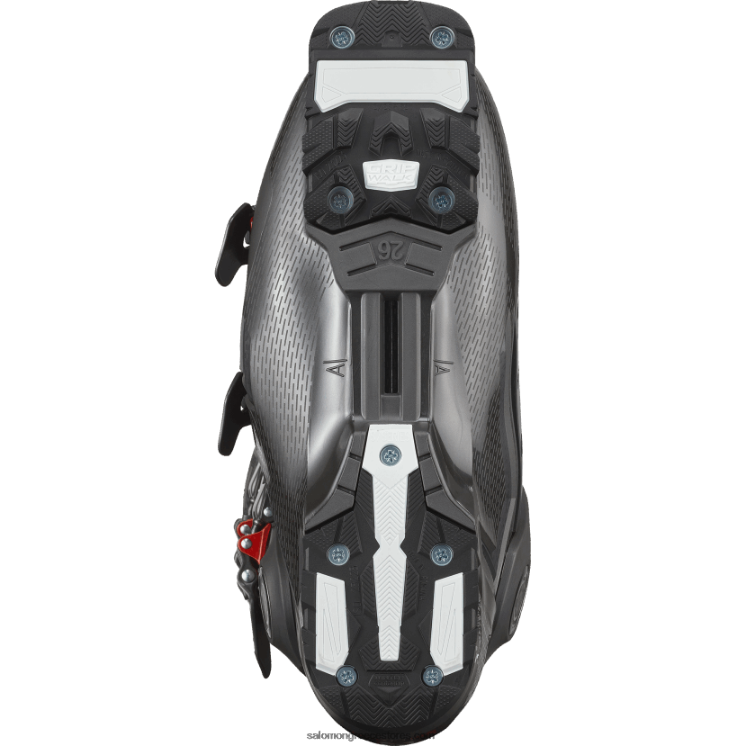 ανδρικές μπότες στην πίστα - s/pro hv 120 Salomon μπελούγκα μεταλλικό/κόκκινο μεταλλικό DXFPHB1228