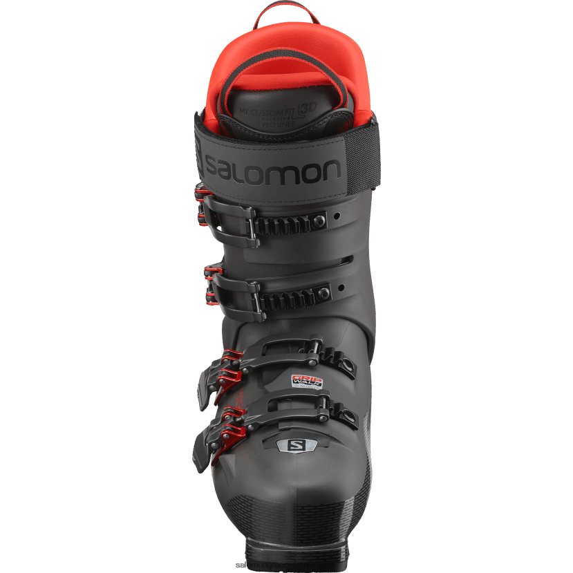 ανδρικές μπότες στην πίστα - s/pro hv 120 Salomon μπελούγκα μεταλλικό/κόκκινο μεταλλικό DXFPHB1228