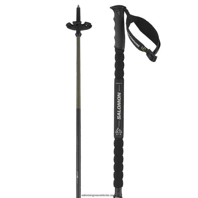 ανδρικά αλπικά κοντάρια - mtn carbon s3 Salomon μαύρο/κίτρινο DXFPHB1245