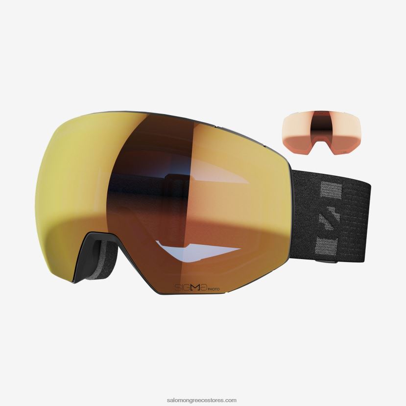 ανδρικά γυαλιά - ράδιο prime sigma φωτοχρωμικό (και επιπλέον φακός) Salomon μαύρος DXFPHB665