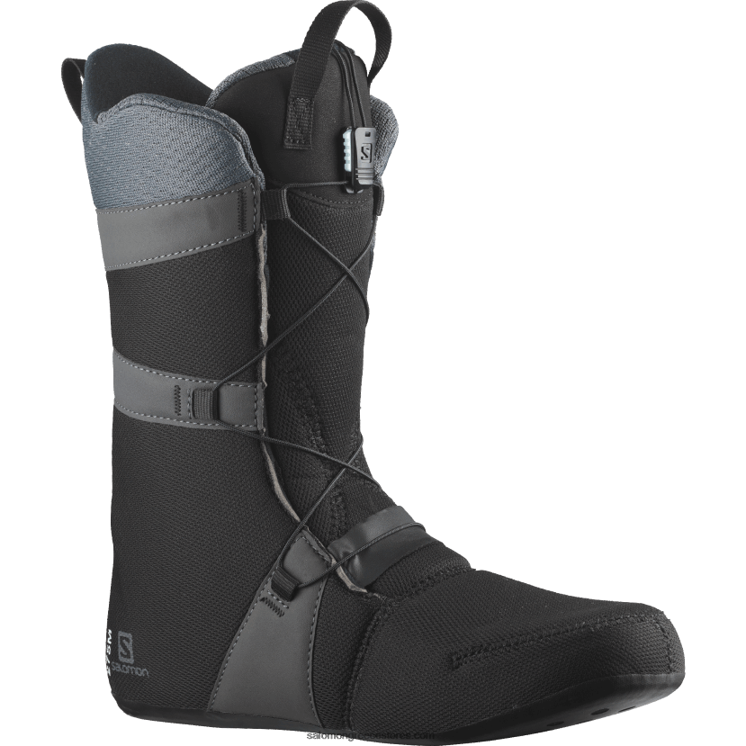 ανδρικές μπότες snowboard - διάλογος dual boa wide jp Salomon μαύρο/μαγνήτης DXFPHB594