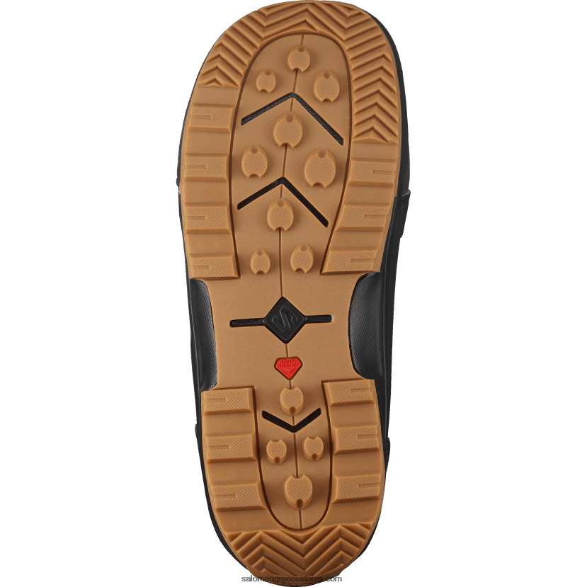 ανδρικές μπότες snowboard - echo dual boa wide Salomon στρατός πράσινο-x/μαύρη/βροχερή μέρα DXFPHB592