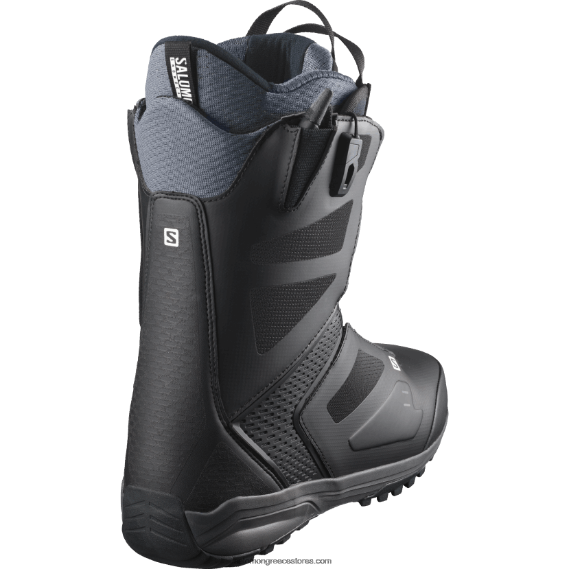 ανδρικές μπότες snowboard - διάλογος φαρδιά jp Salomon μαύρο/μαγνήτης DXFPHB601