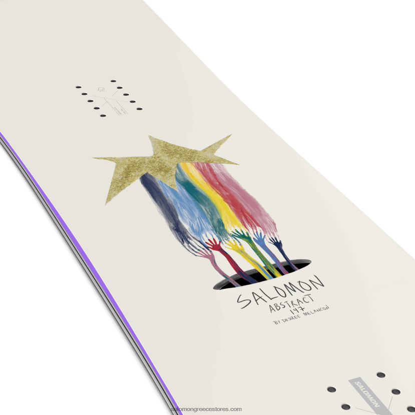 ανδρικό snowboard - αφηρημένο Salomon l47018100 DXFPHB578