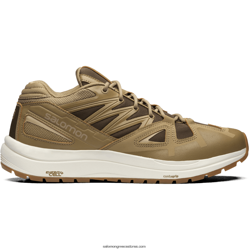 ανδρικά παπούτσια πεζοπορίας - odyssey 1 advanced Salomon φύκια/φοίνικας ερήμου/πάγος βανίλιας DXFPHB224