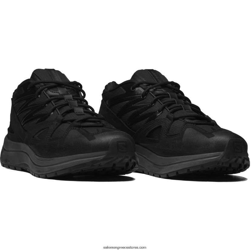 ανδρικά αθλητικά παπούτσια - odyssey 1 leather advanced Salomon μαύρο/έβενο DXFPHB220