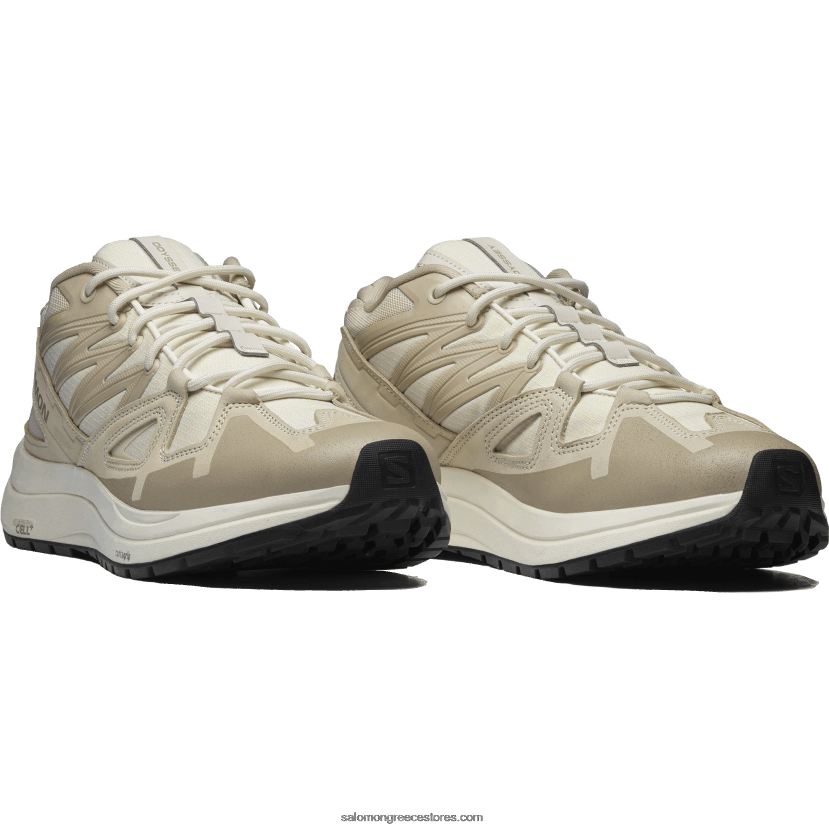 ανδρικά αθλητικά παπούτσια - odyssey 1 leather advanced Salomon βροχερή μέρα / γκρι φτερό / πάγος βανίλιας DXFPHB221