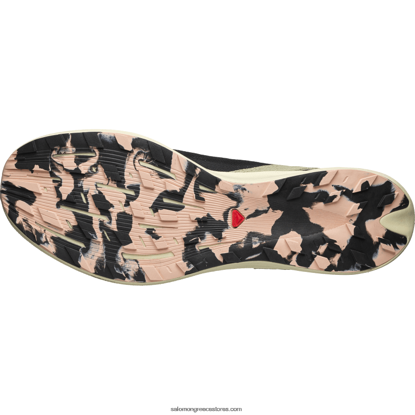ανδρικά αθλητικά παπούτσια - pulsar prg Salomon φασκόμηλο της ερήμου/μαύρος/σκόρος DXFPHB158